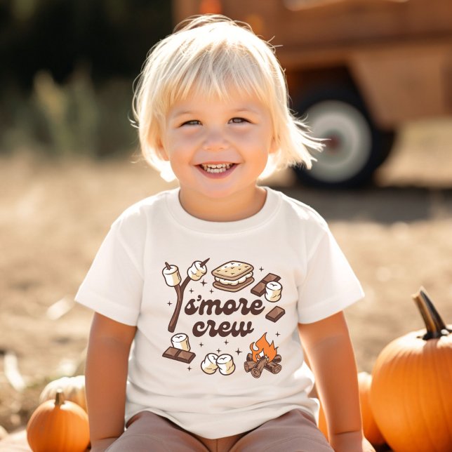 S'more Crew Camping Lover Toddler Tshirt (Creator Uploaded)