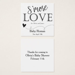S'More Favor Tag for Baby Shower