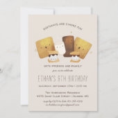 S'more Fun | Camping Birthday Party Invitation (Front)