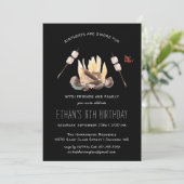 S'more Fun | Camping Birthday Party Invitation (Standing Front)