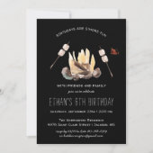 S'more Fun | Camping Birthday Party Invitation (Front)