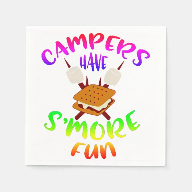 Smore fun  napkins (Front)