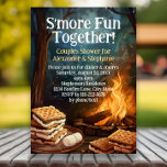 Smore Fun with Friends Bonfire Couples Shower Invitation