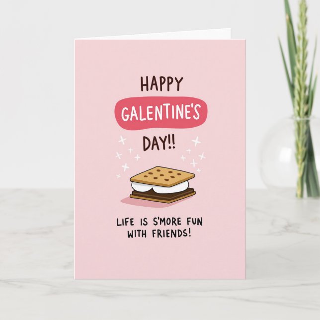 Smore Fun With Friends Galentines Card (Front)