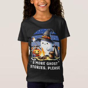 Smore Ghost Stories Please Funny Halloween Camping T-Shirt