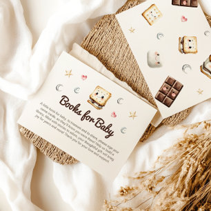 S'more love Baby Shower Book Request Enclosure Card