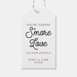 S'more Love Baby Shower Favor Gift Tags
