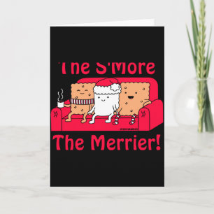 Smore Merrier Cute Kids Cartoon Christmas  Card