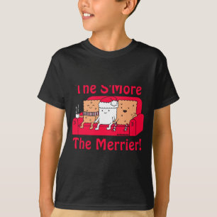 Smore Merrier Cute Kids Cartoon Christmas T-Shirt