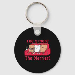 Smore Merrier Cute Kids Cartoon Christmas T Shirt Keychain