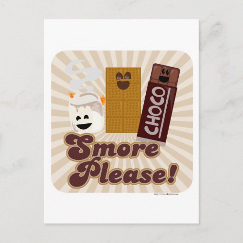 Smore Please Postcard