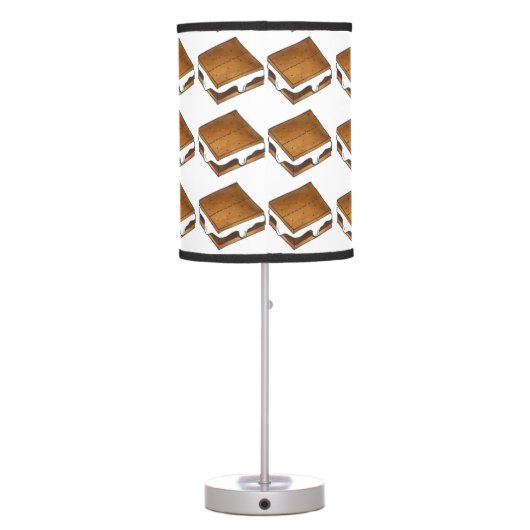 Smore S'mores Chocolate Marshmallow Foodie Lamp (Back)