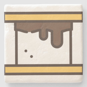 smore stone coaster