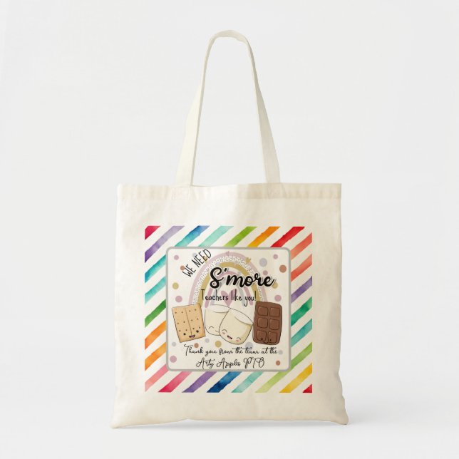 S'More teacher like you fashion Tote Bag (Front)