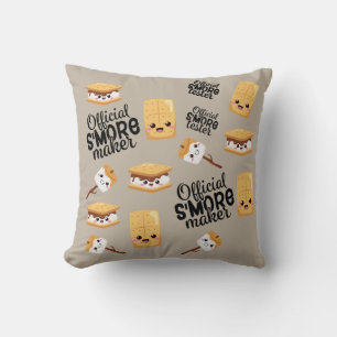 S'more  throw pillow