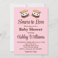 S'more to Love Baby Shower Fun Fall Autumn Winter