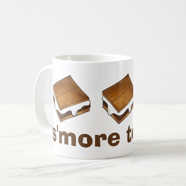 S'more To Love Campfire S'mores Foodie Camp Mug (Front Left)