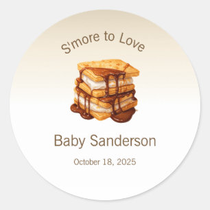 S'more to Love Label Baby Shower