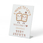 S'more to love Neutral Baby Shower Welcome Sign