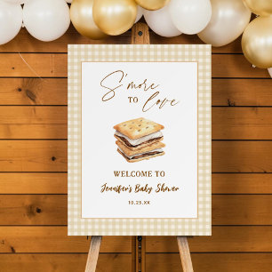 S'More to Love Smores baby Shower Welcome Sign