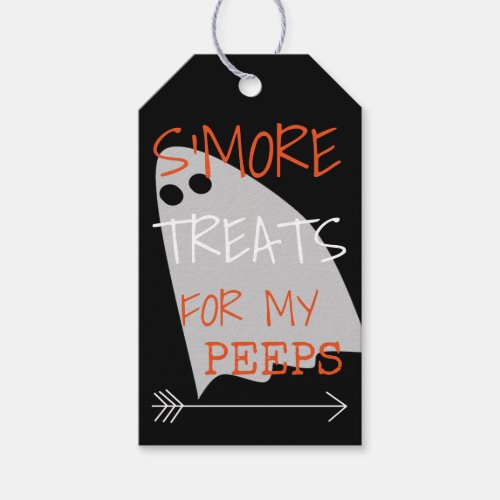 SMore Treats For My Peeps Halloween Gift Tags