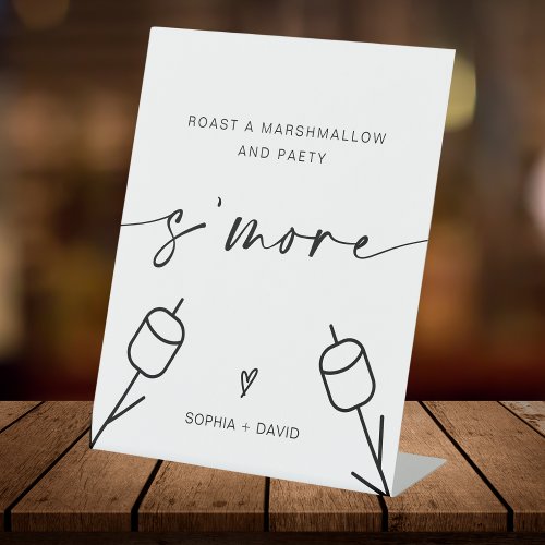 Smore Wedding Roast A Marshmallow and Party Sign