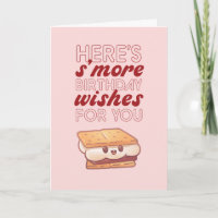 S'more Wishes For You Cute Food Pun Funny Birthday