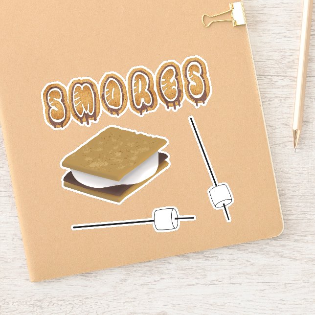 S'mores and Marshmallows Sticker (Notebook)