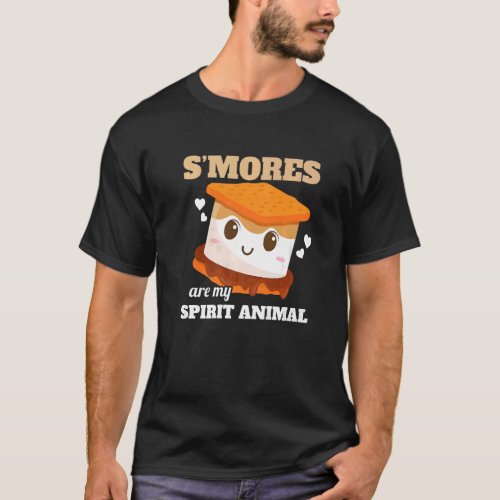 Smores Are My Spirit Animal  Camping Toddler Smor T_Shirt