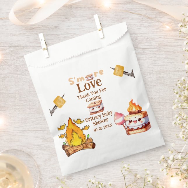Smores Baby Shower Thank You  Favor bag Smore (Clipped)