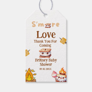 Smores Baby Shower Thank You Tags Favor Tags Smore