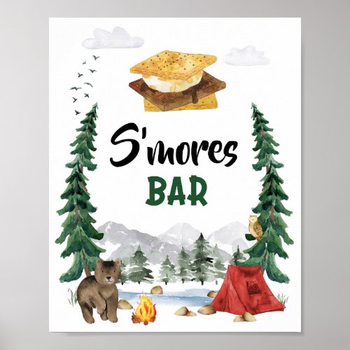 Smores Bar Party Sign