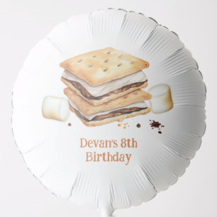 S'mores Birthday Party Balloon