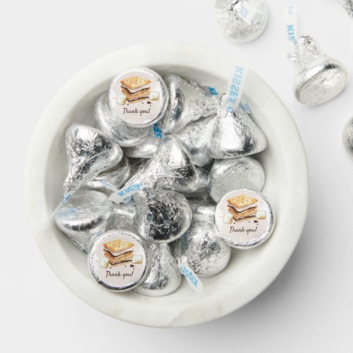 Smores Birthday Party Hersheys Kisses