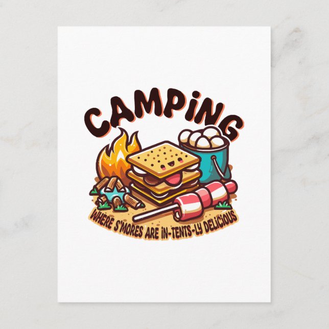 smores camp enclosure card (Back)