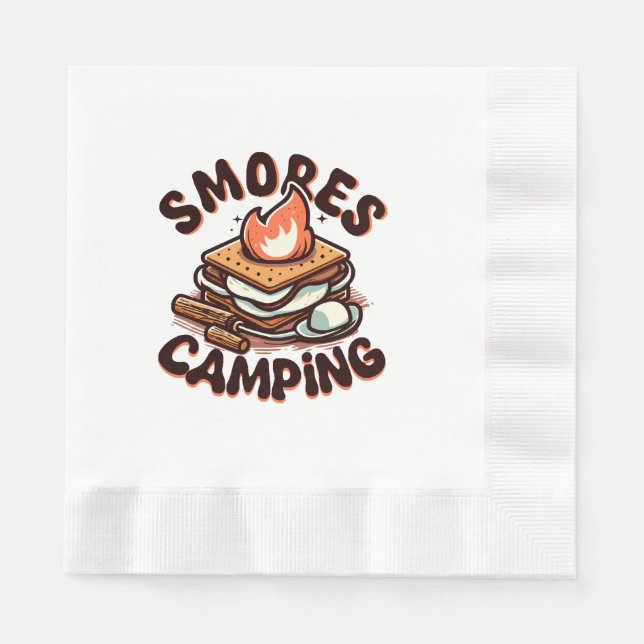 smores camp napkins (Front)