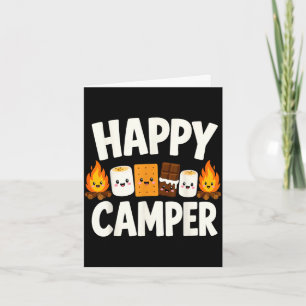 S'mores campfire camping card