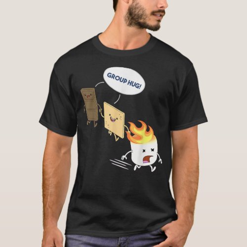 Smores Campfire Marshmallows Roasting Funny Campin T_Shirt
