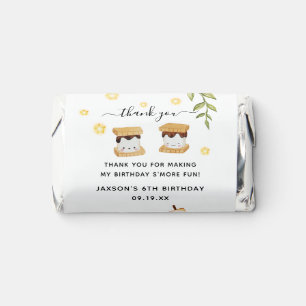 S'mores Camping Campfire Greenery Thank You Hershey's Miniatures