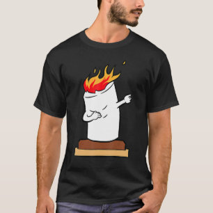 Smores Camping Marshmallow Halloween Dabbing Marsh T-Shirt