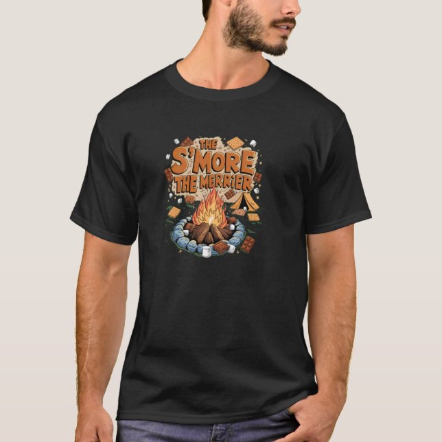 Smores Camping Memory Fun T-Shirt (Front)