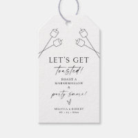 S'mores Gift Tag Wedding Party Favor Label 