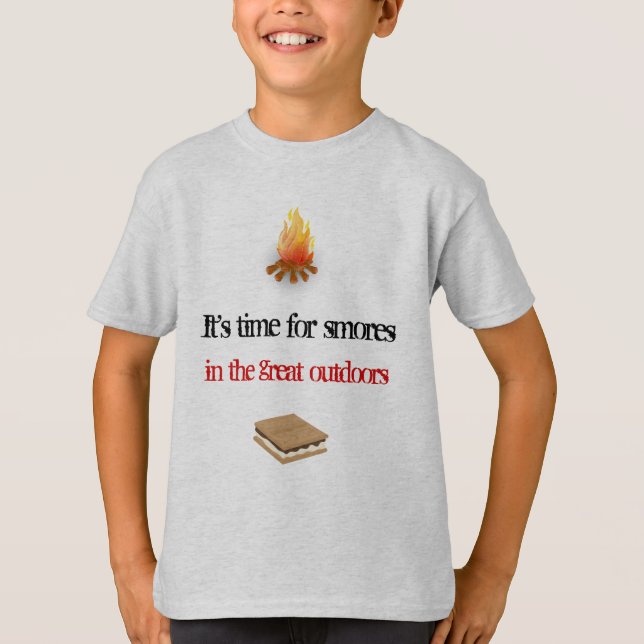 Smores in the great outdoors T-Shirt (Front)