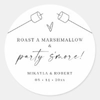 S'mores Kit Favor Labels Wedding Party Gift