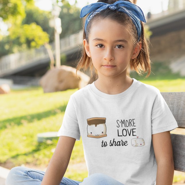 S'mores Love Cute Kawaii Marshmallows T-Shirt (Creator Uploaded)