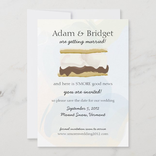 S'mores Save the Date (Front)