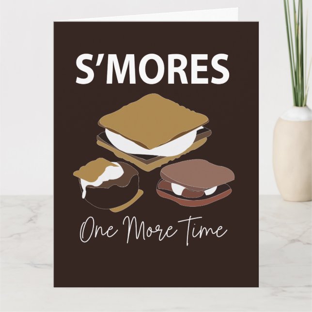 Smores S'mores Dessert One More Time Smore Card (Front)
