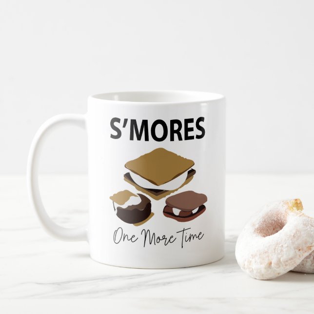 Smores S'mores Dessert One More Time Smore Coffee Mug (With Donut)