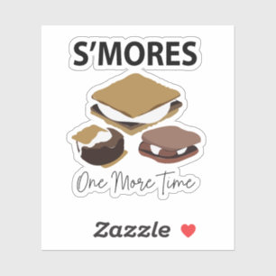 Smores S'mores Dessert One More Time Smore Sticker