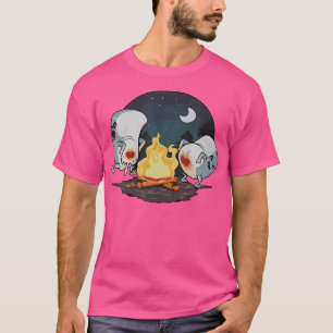 Smores S'Mores Marshmallow Campfire Camping Roasti T-Shirt
